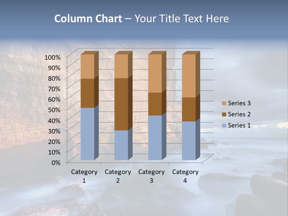 Orange Landscape Stratum PowerPoint Template