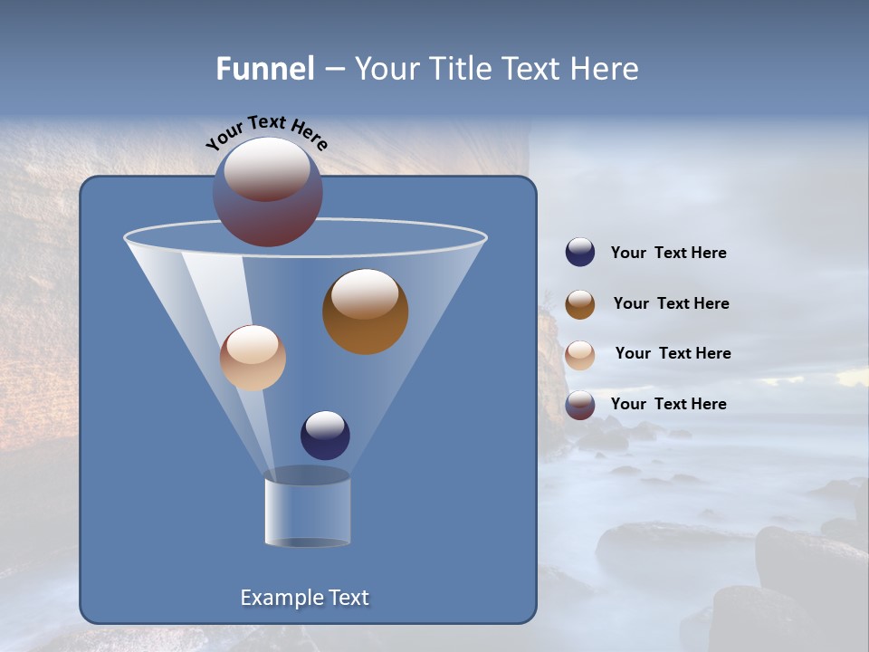 Orange Landscape Stratum PowerPoint Template