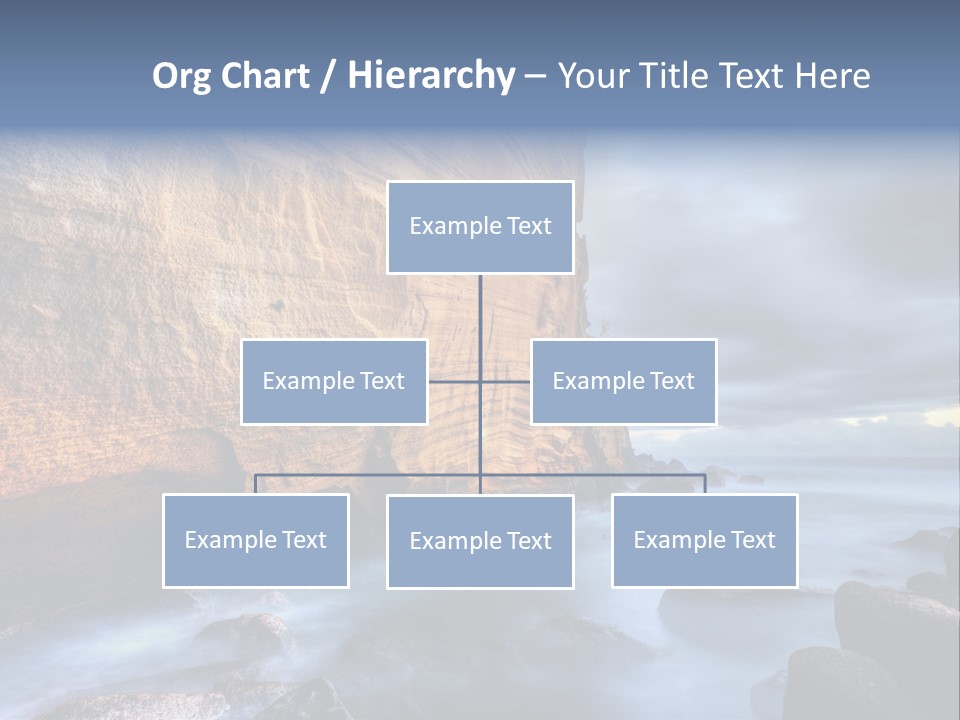 Orange Landscape Stratum PowerPoint Template
