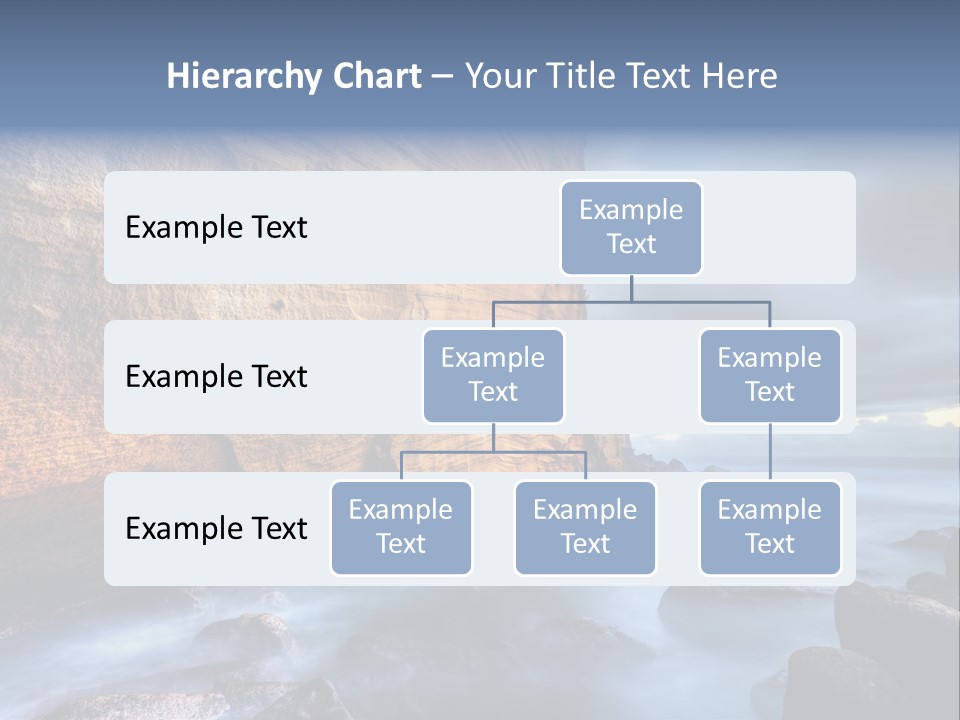Orange Landscape Stratum PowerPoint Template