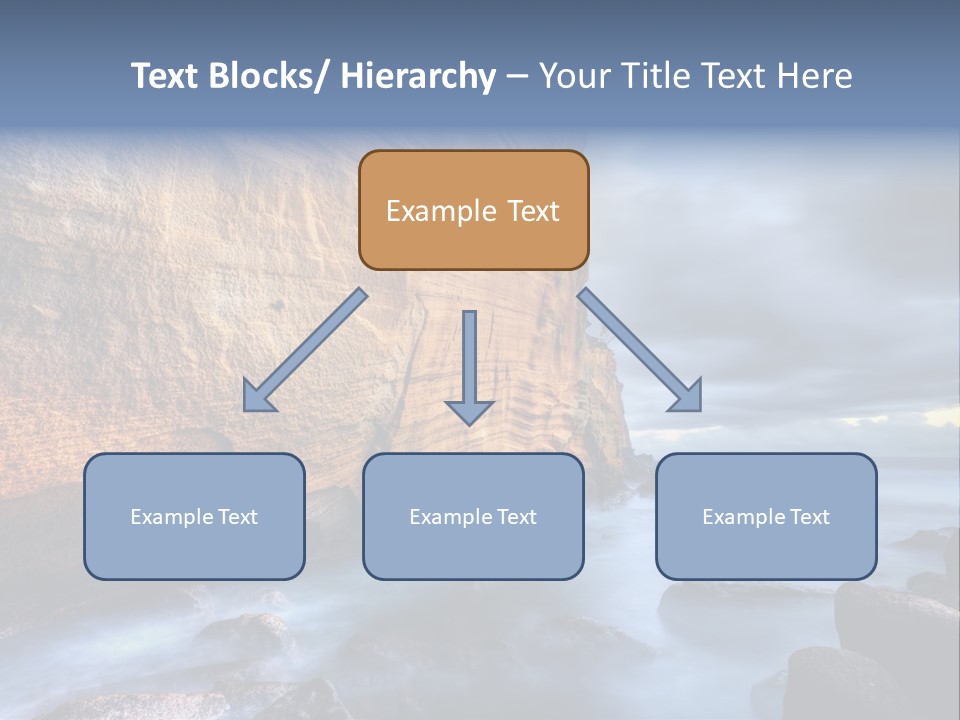 Orange Landscape Stratum PowerPoint Template