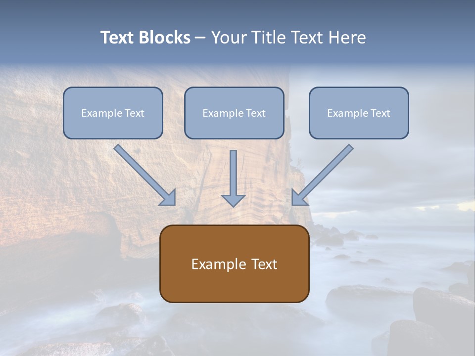 Orange Landscape Stratum PowerPoint Template