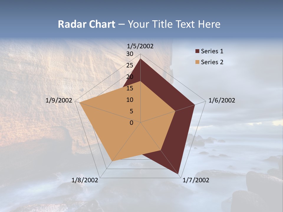 Orange Landscape Stratum PowerPoint Template