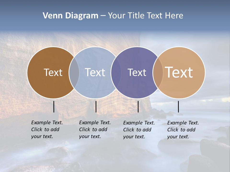 Orange Landscape Stratum PowerPoint Template