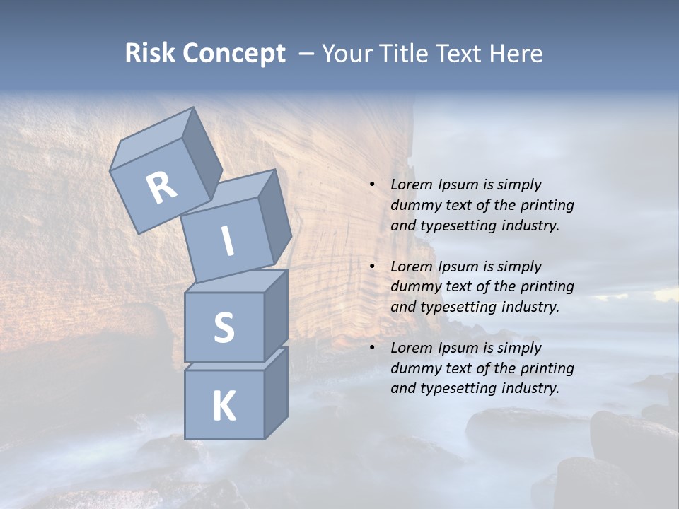 Orange Landscape Stratum PowerPoint Template
