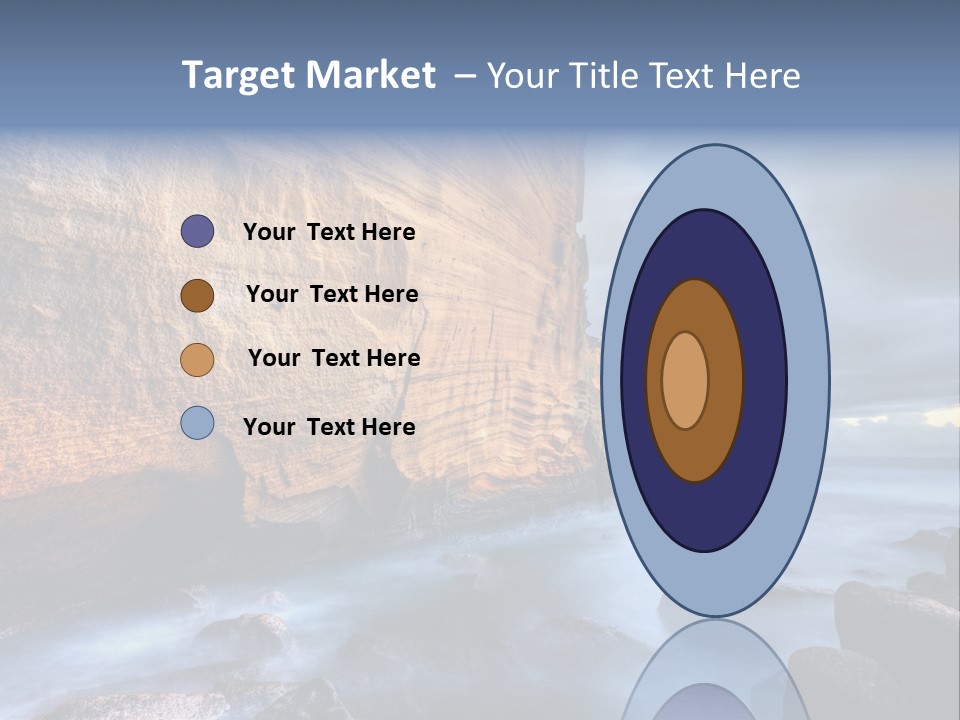 Orange Landscape Stratum PowerPoint Template