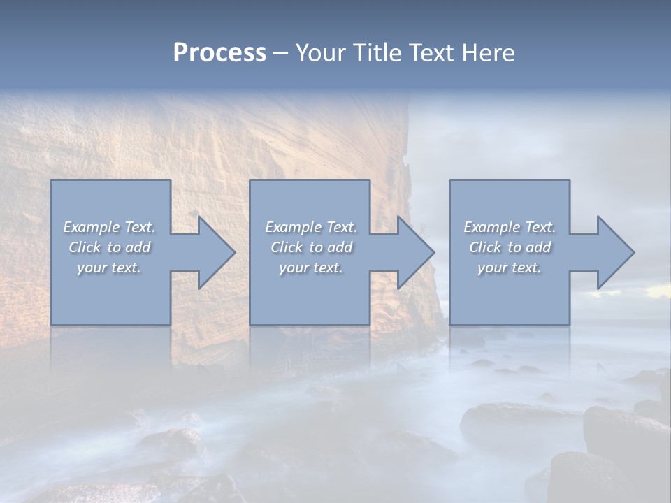 Orange Landscape Stratum PowerPoint Template