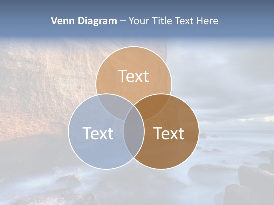 Orange Landscape Stratum PowerPoint Template