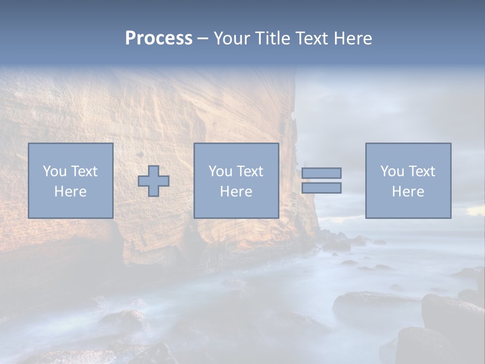 Orange Landscape Stratum PowerPoint Template