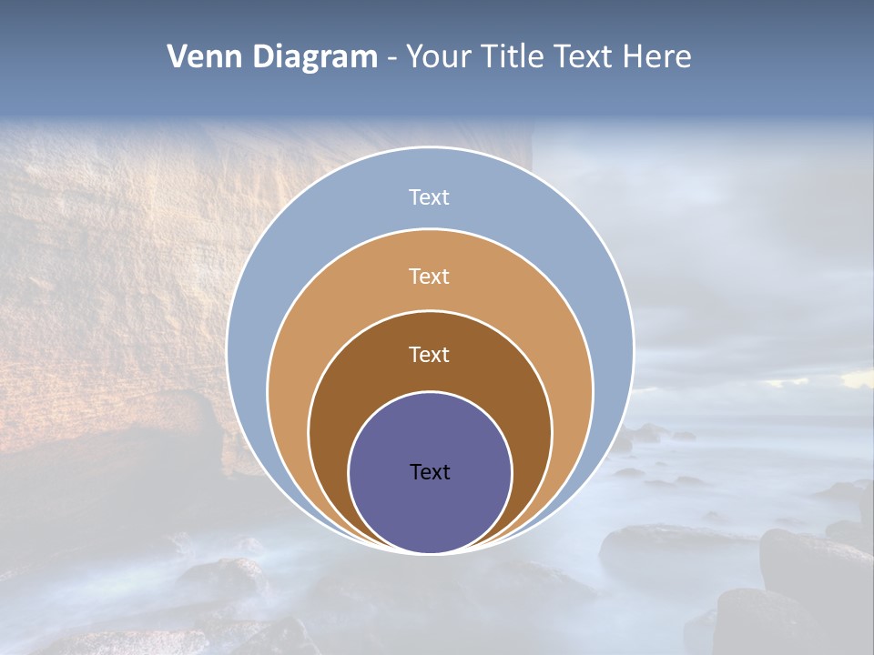 Orange Landscape Stratum PowerPoint Template
