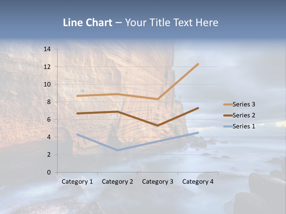 Orange Landscape Stratum PowerPoint Template