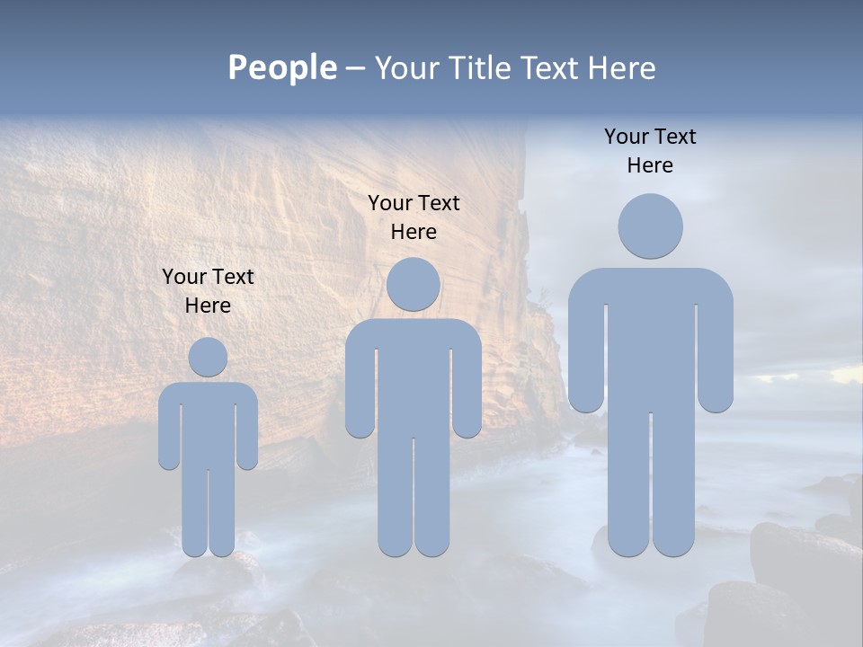 Orange Landscape Stratum PowerPoint Template