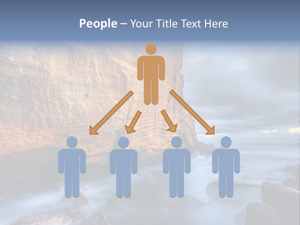 Orange Landscape Stratum PowerPoint Template