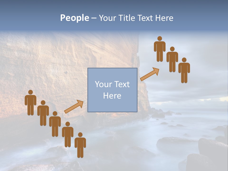 Orange Landscape Stratum PowerPoint Template