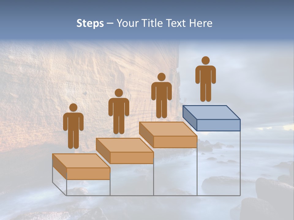 Orange Landscape Stratum PowerPoint Template