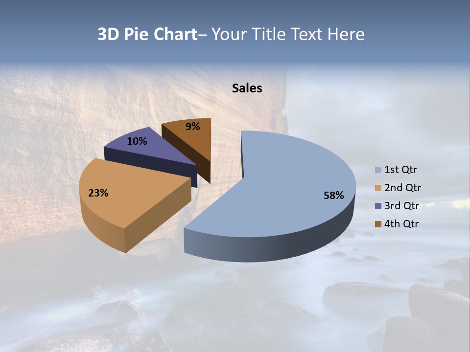 Orange Landscape Stratum PowerPoint Template
