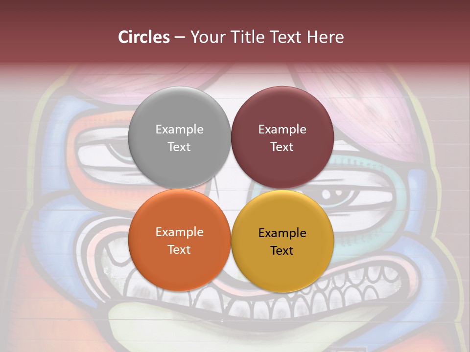 Vector Aerosol Face PowerPoint Template