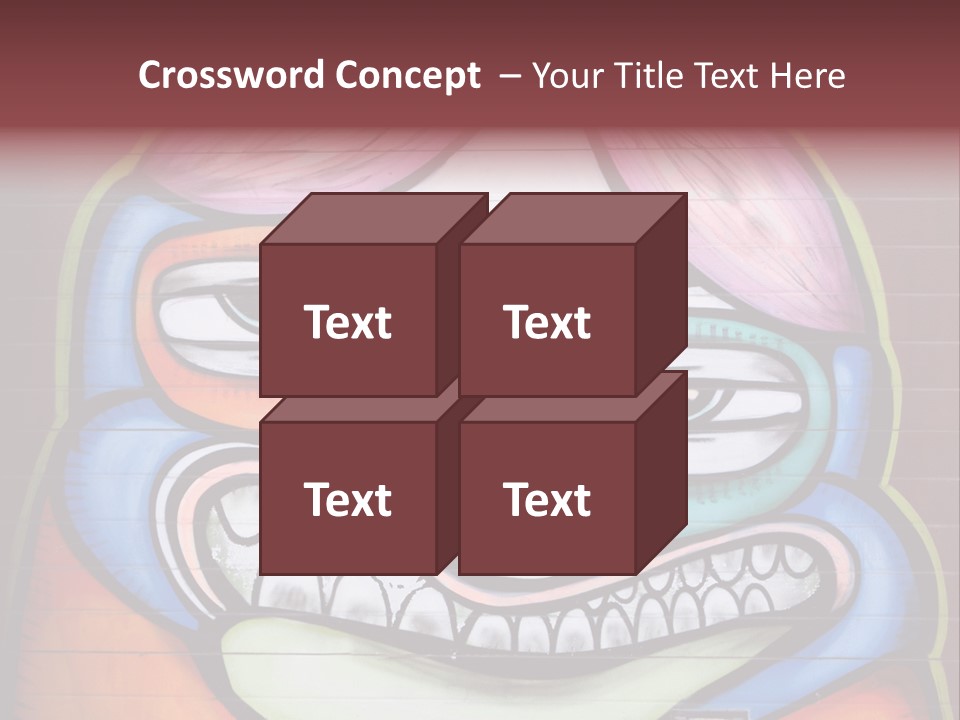 Vector Aerosol Face PowerPoint Template