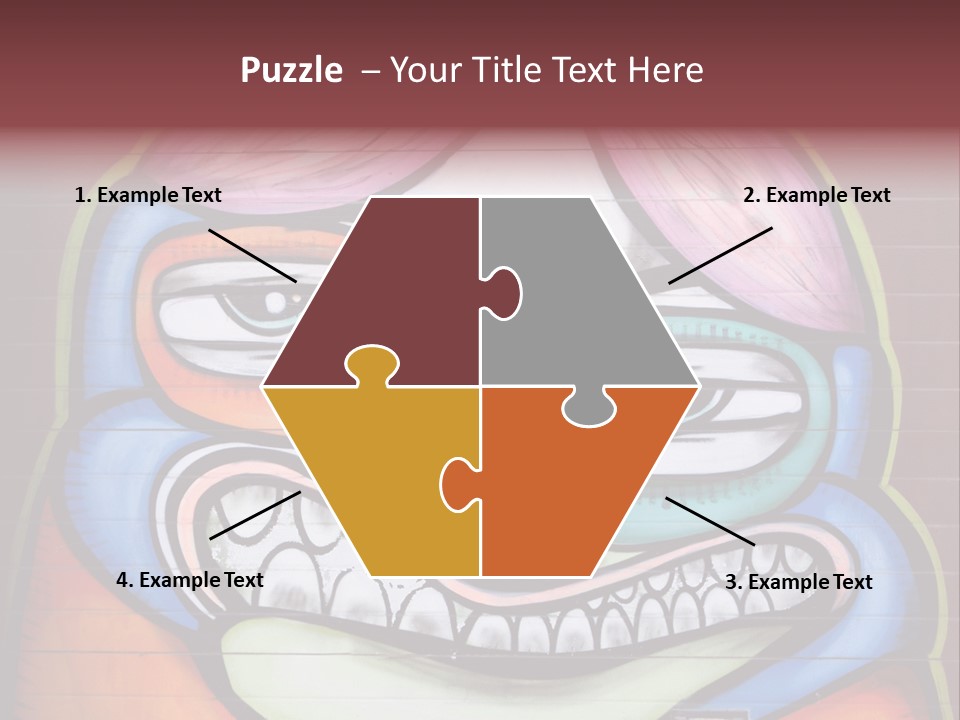 Vector Aerosol Face PowerPoint Template