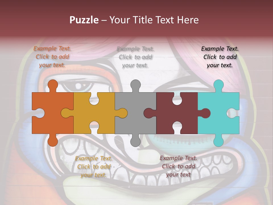 Vector Aerosol Face PowerPoint Template