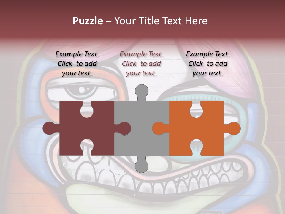 Vector Aerosol Face PowerPoint Template