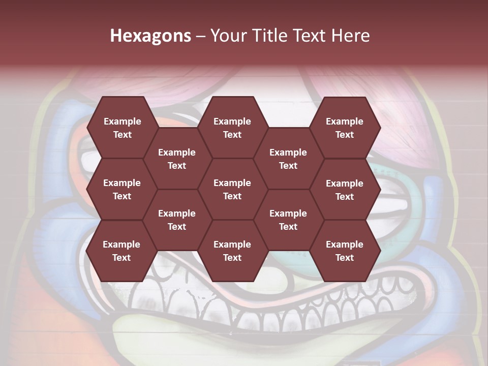 Vector Aerosol Face PowerPoint Template