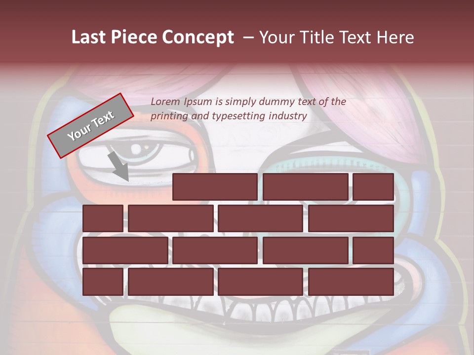Vector Aerosol Face PowerPoint Template