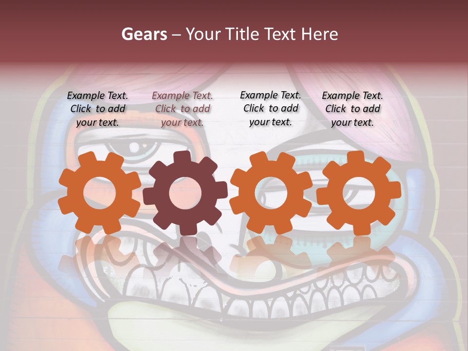 Vector Aerosol Face PowerPoint Template