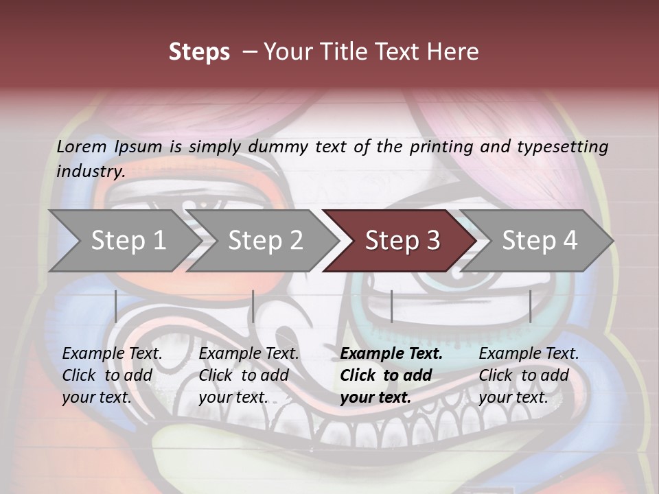 Vector Aerosol Face PowerPoint Template