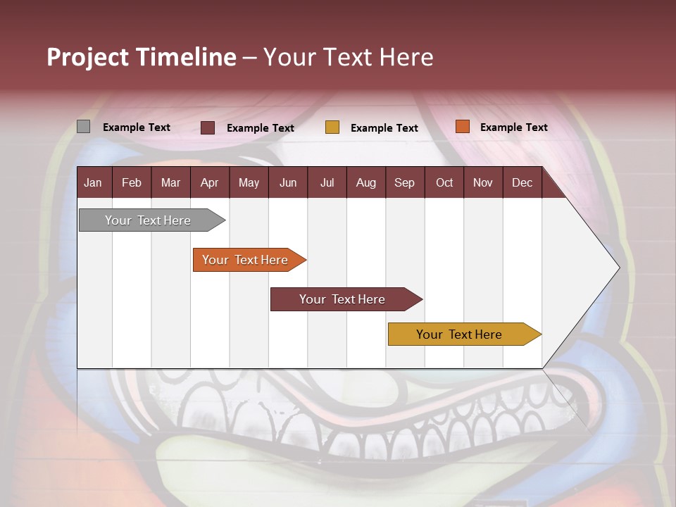 Vector Aerosol Face PowerPoint Template