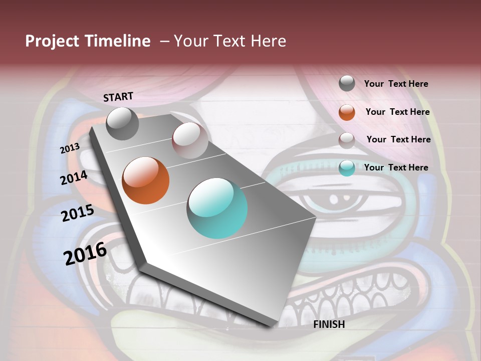 Vector Aerosol Face PowerPoint Template