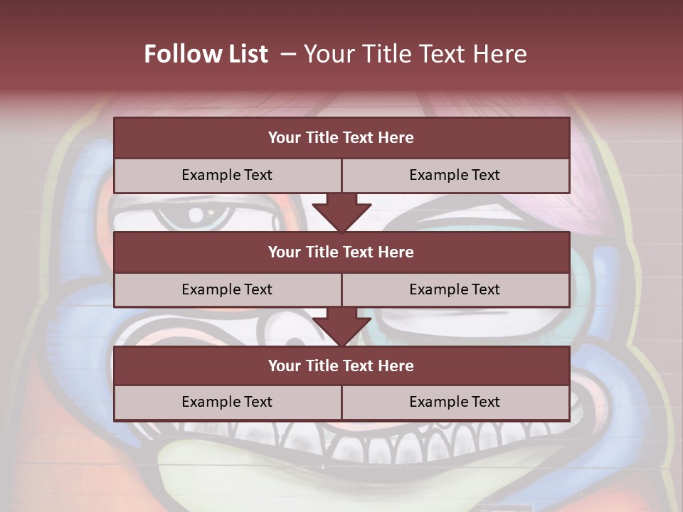 Vector Aerosol Face PowerPoint Template
