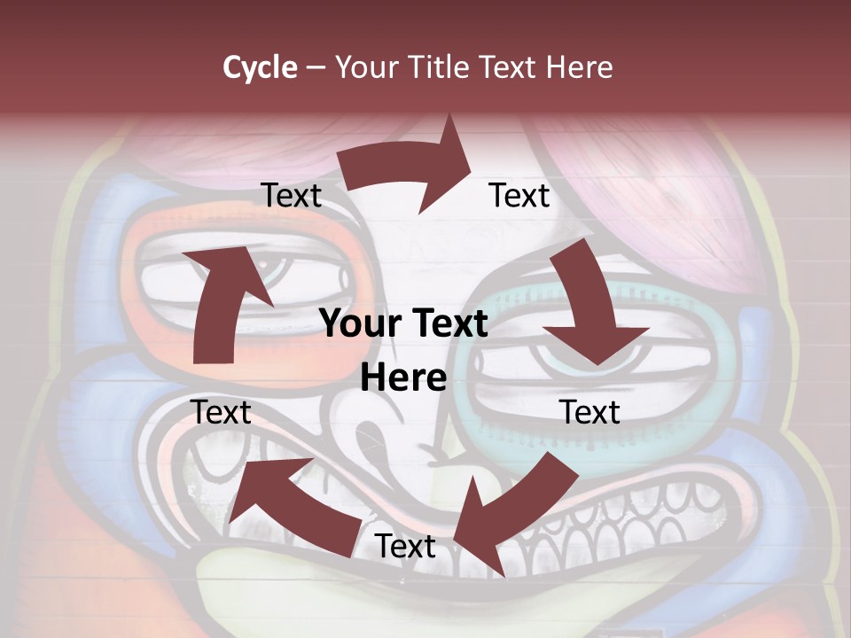 Vector Aerosol Face PowerPoint Template