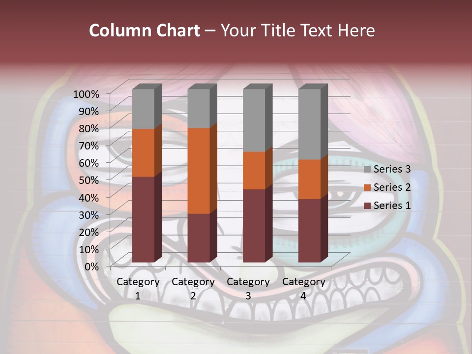 Vector Aerosol Face PowerPoint Template