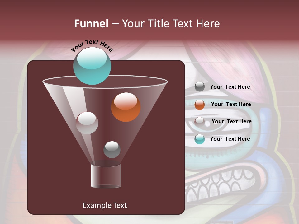 Vector Aerosol Face PowerPoint Template