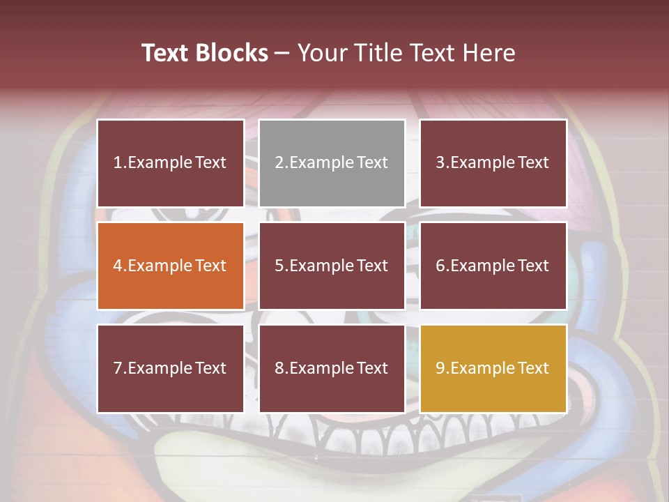 Vector Aerosol Face PowerPoint Template