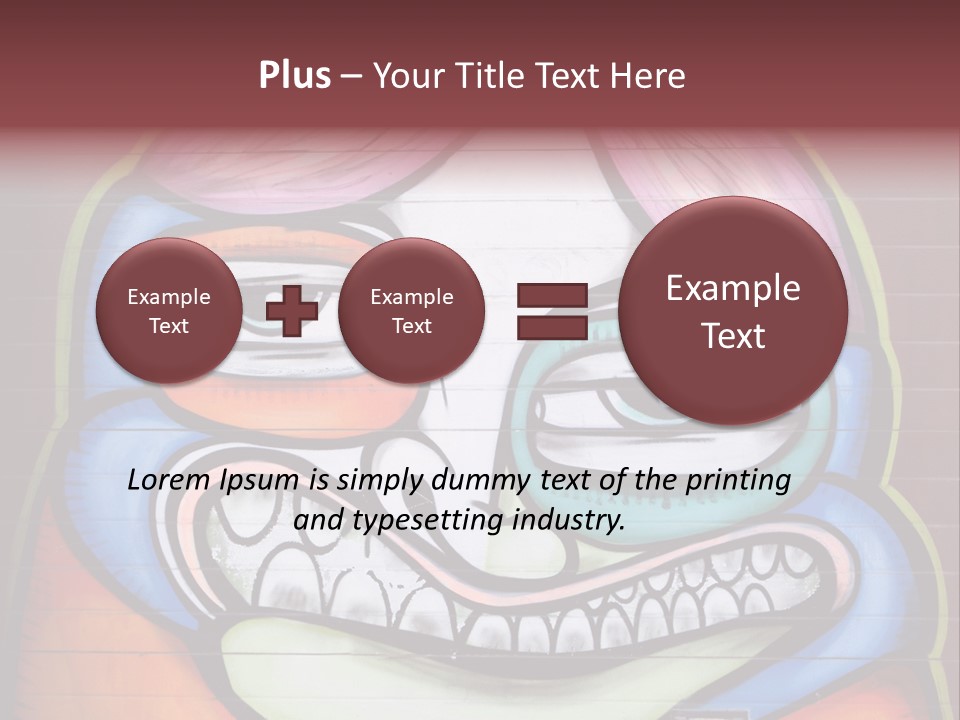 Vector Aerosol Face PowerPoint Template