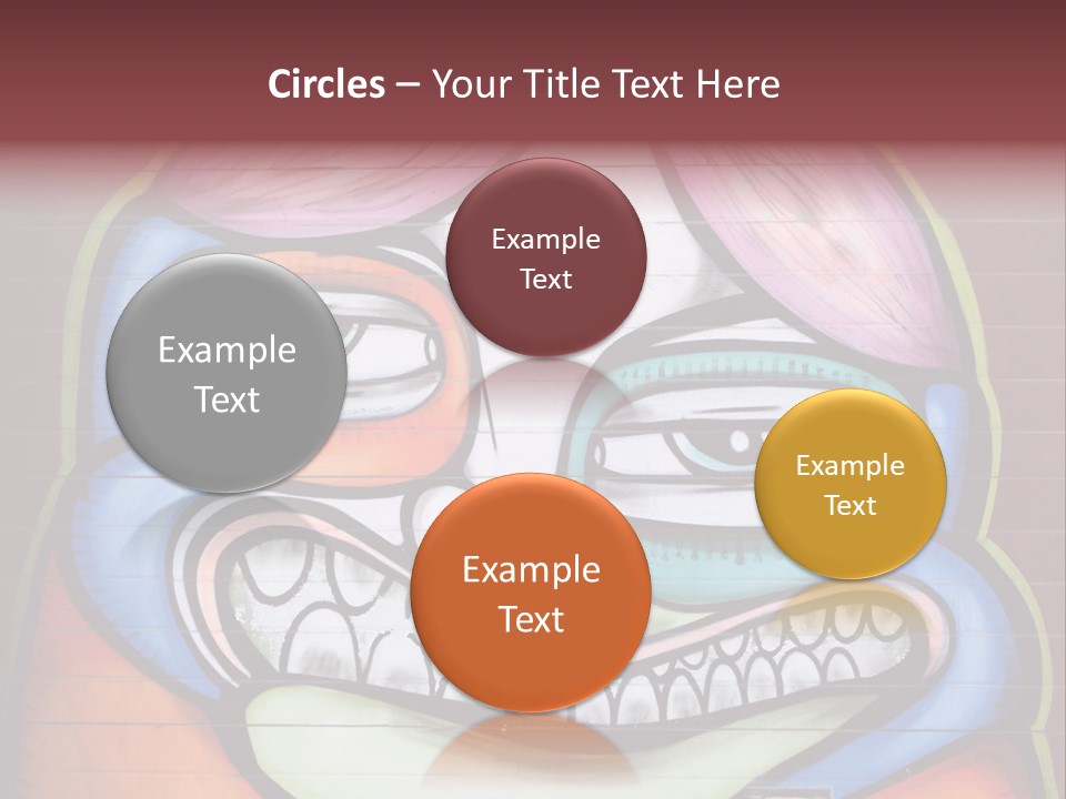 Vector Aerosol Face PowerPoint Template