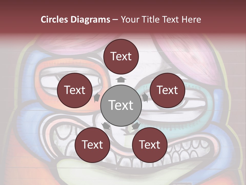 Vector Aerosol Face PowerPoint Template