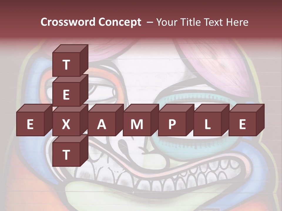 Vector Aerosol Face PowerPoint Template