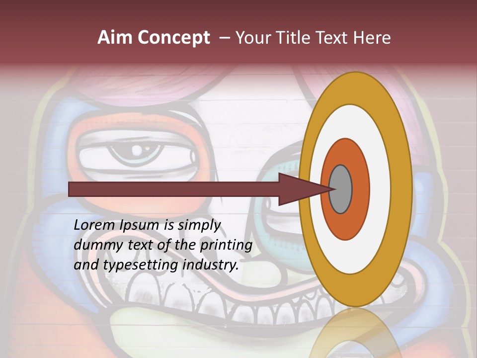 Vector Aerosol Face PowerPoint Template