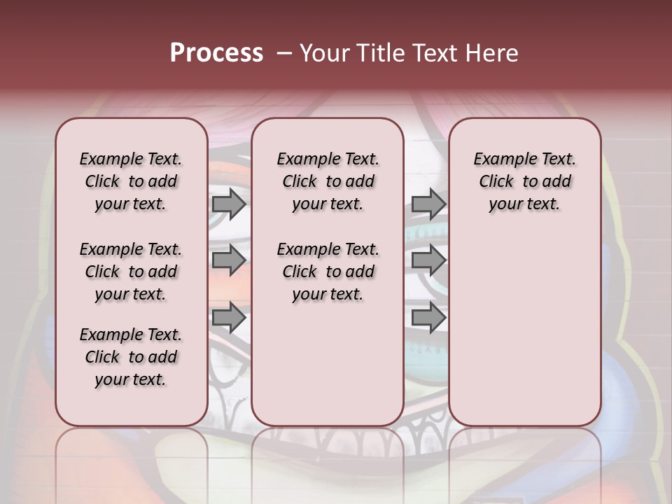 Vector Aerosol Face PowerPoint Template