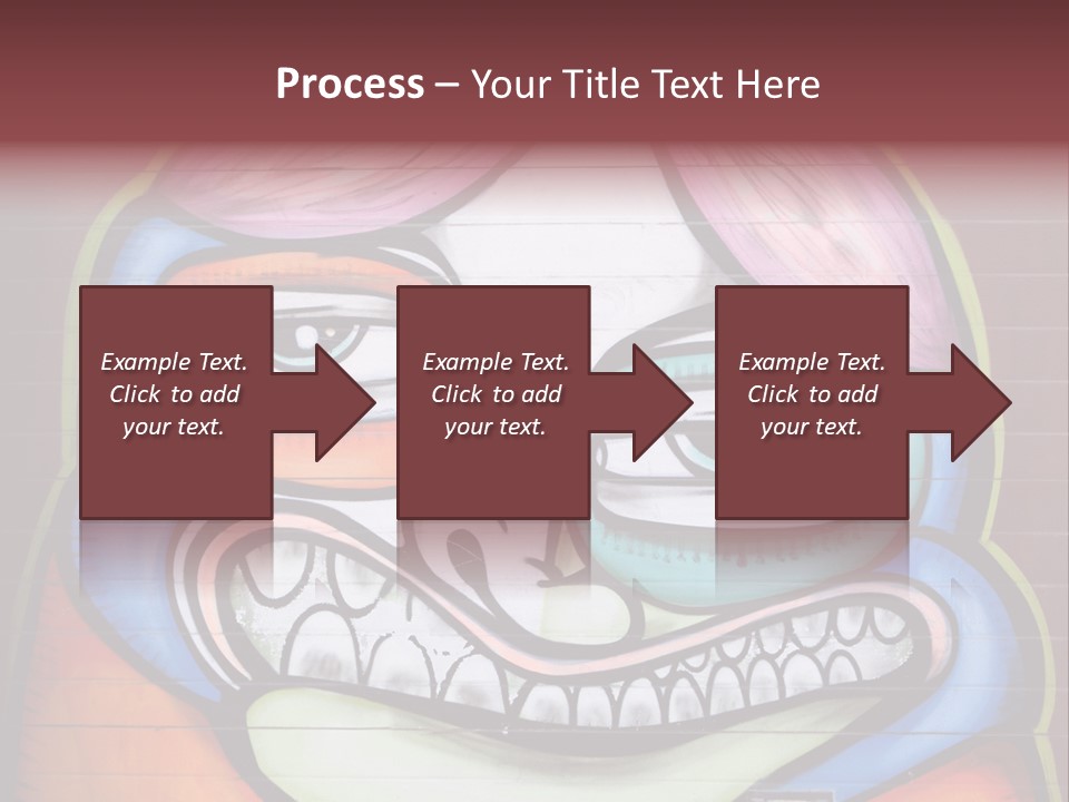 Vector Aerosol Face PowerPoint Template