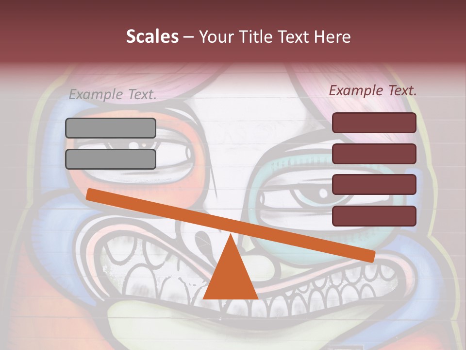 Vector Aerosol Face PowerPoint Template