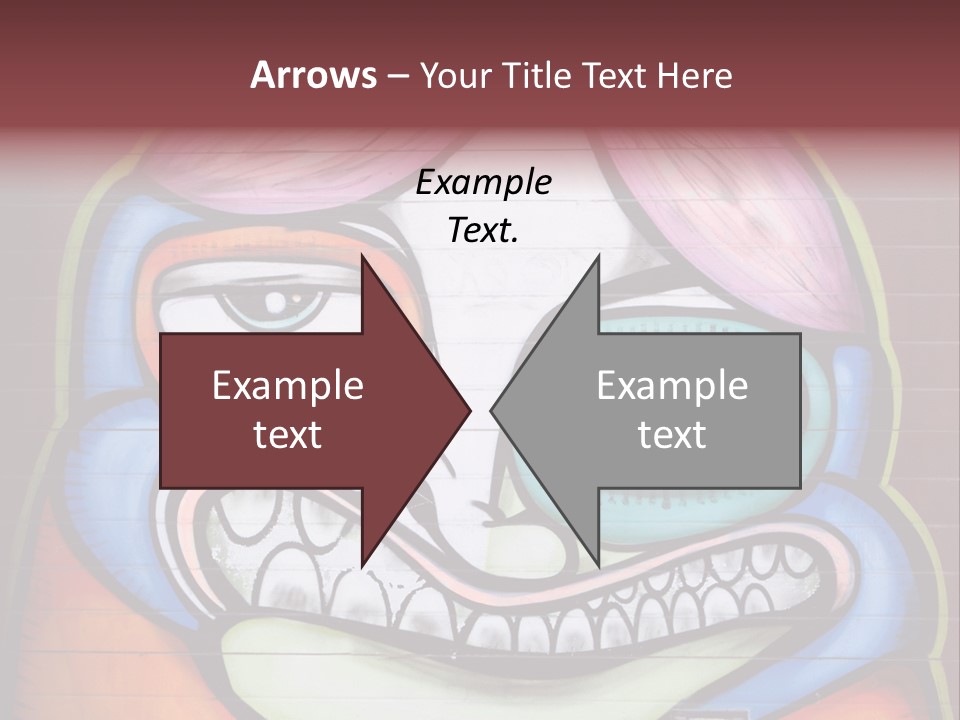 Vector Aerosol Face PowerPoint Template