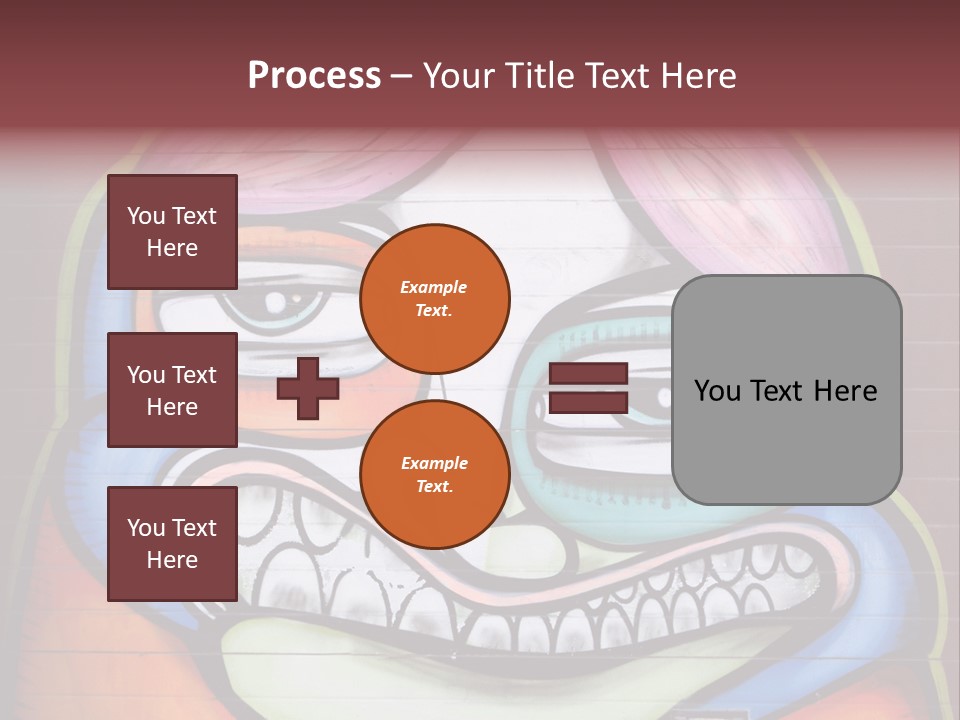 Vector Aerosol Face PowerPoint Template