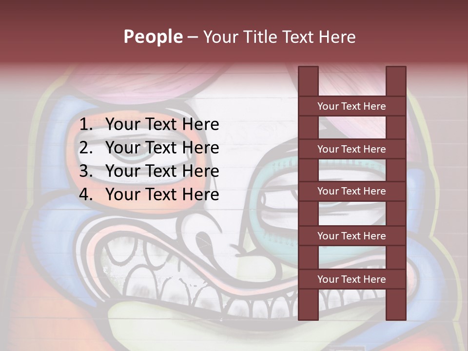 Vector Aerosol Face PowerPoint Template