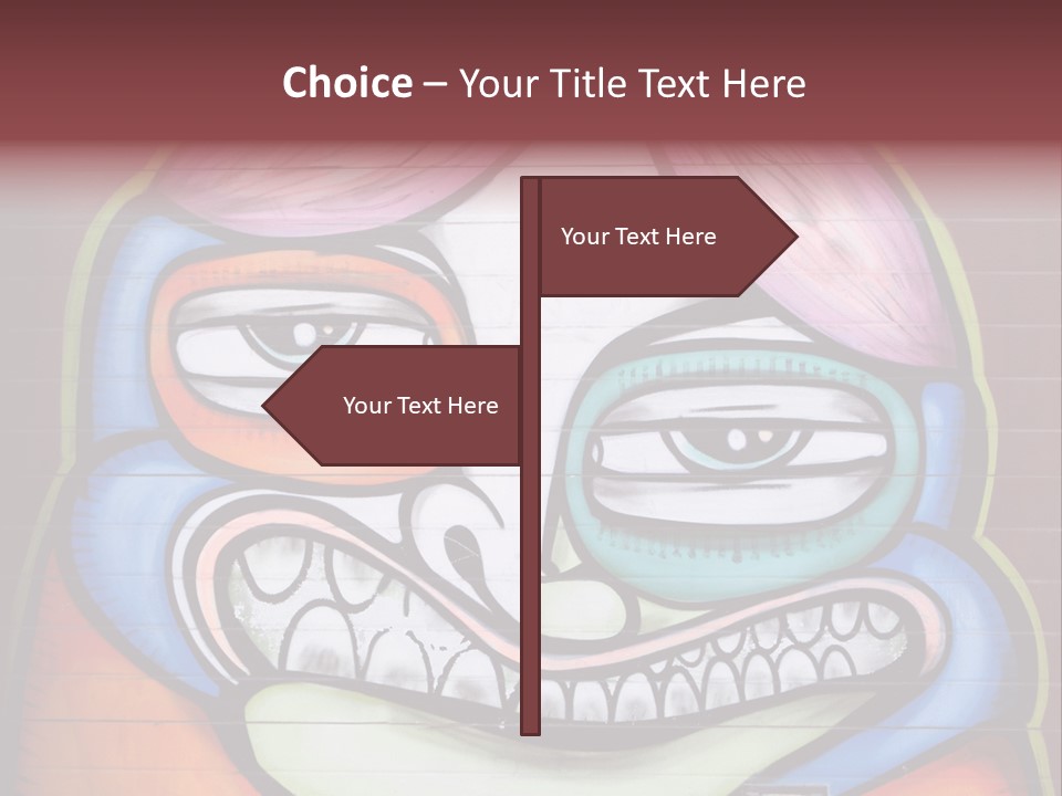 Vector Aerosol Face PowerPoint Template