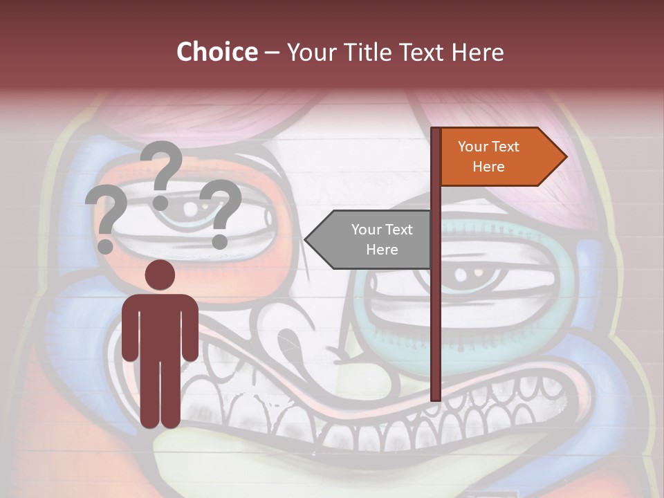 Vector Aerosol Face PowerPoint Template