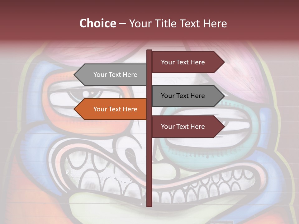 Vector Aerosol Face PowerPoint Template